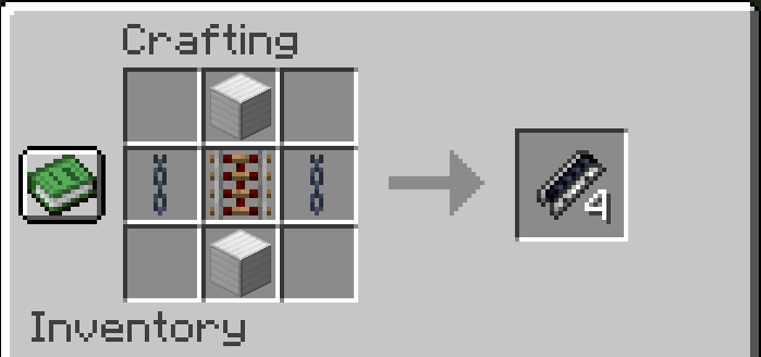 Chain Drive Track crafting recipe